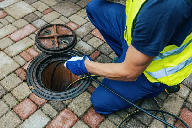 Cleaning team at work